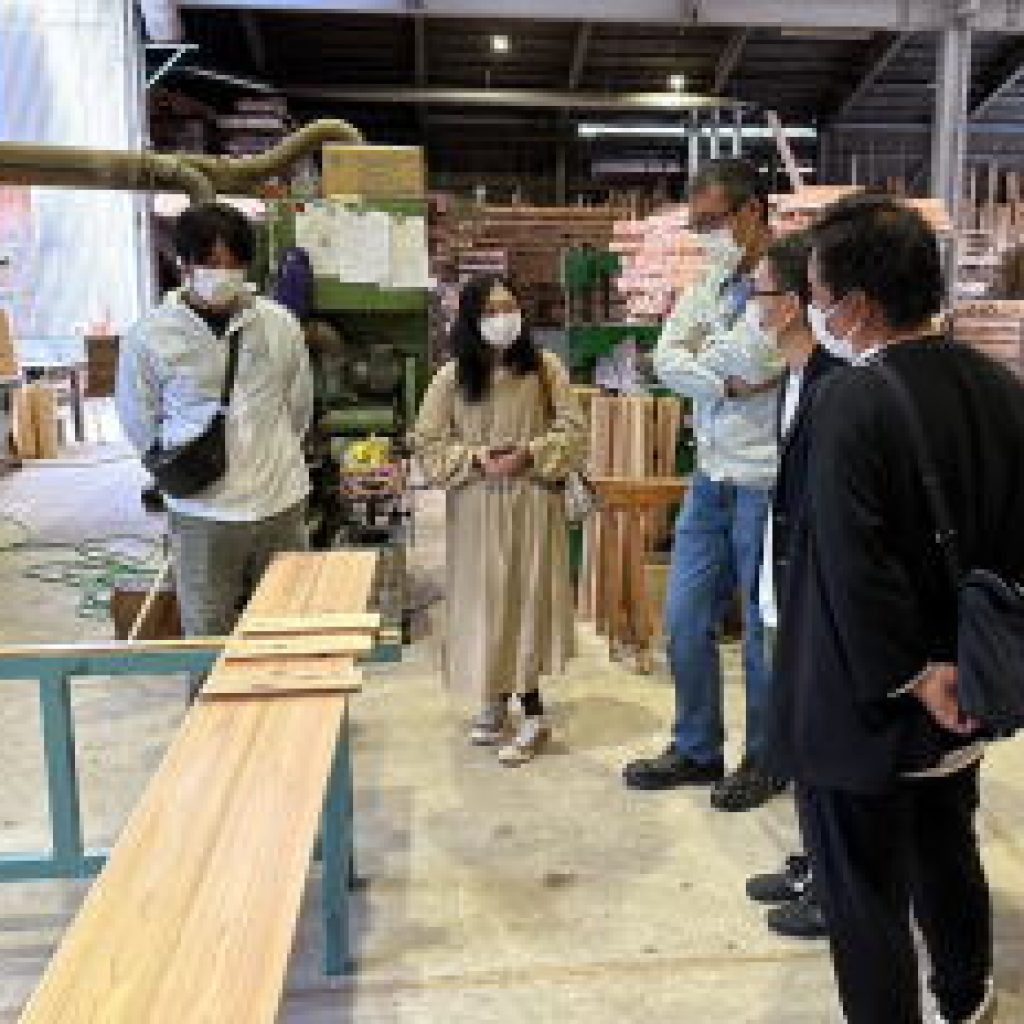 吉野中央木材㈱の見学・3