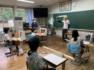 会員さんによる道具の説明・２