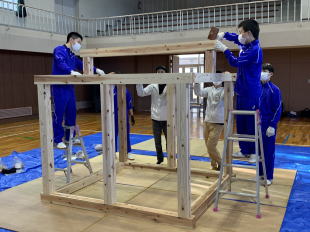 棟上げ体験・2